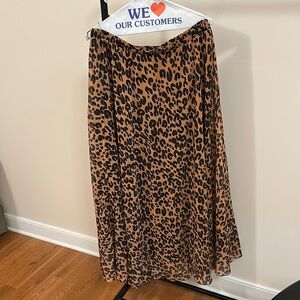 Leopard Print Women's Skirt